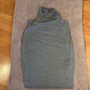 The north face gray sleeveless dress size small
